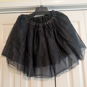 Elegant Black Tulle Skirt